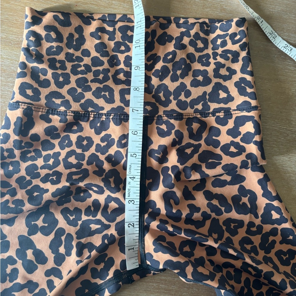Beach Riot Leopard Print Piper High-Rise Full Length Leggings, Size Small - Picture 8 of 10